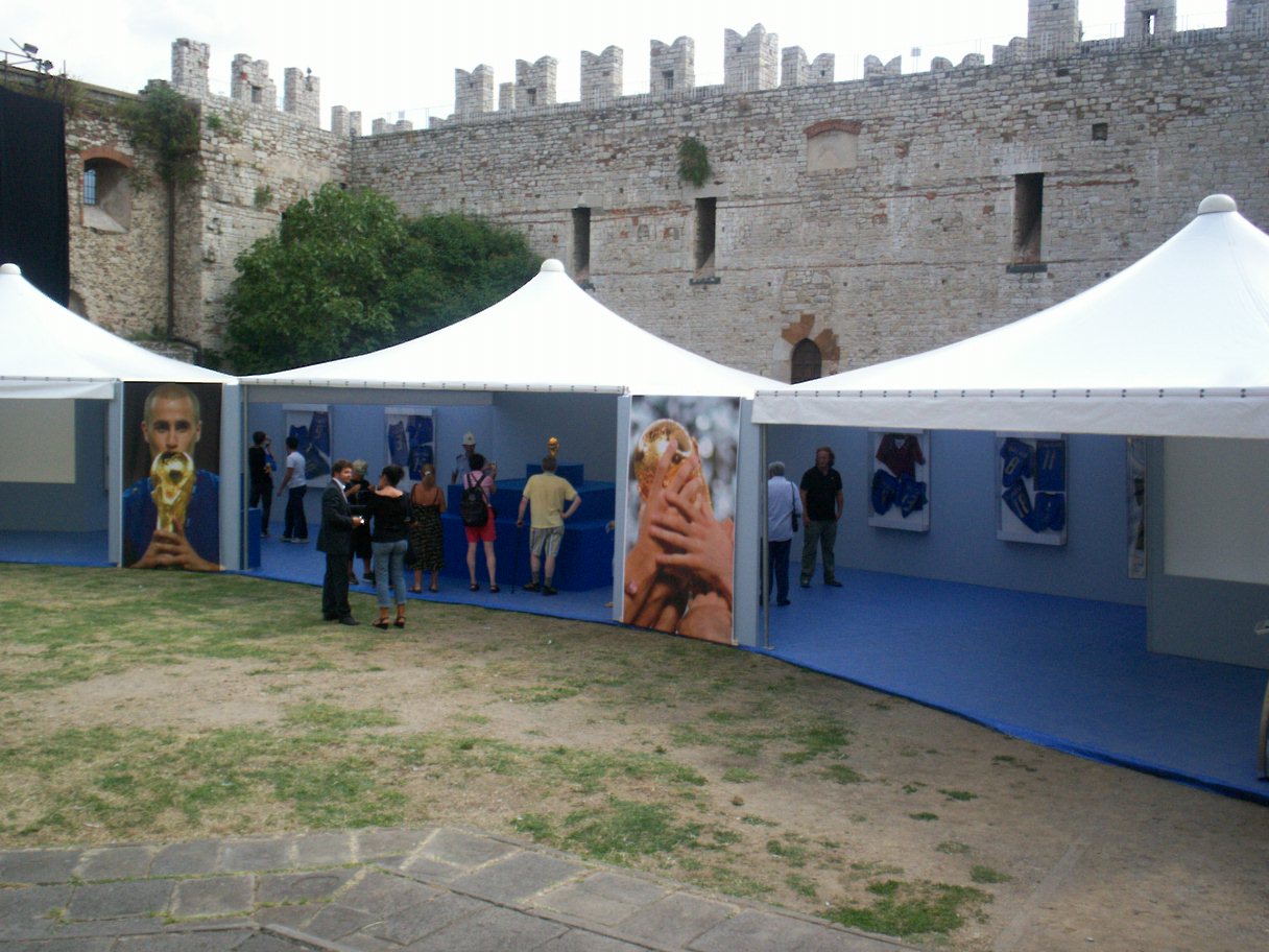 Gazebo per mostra